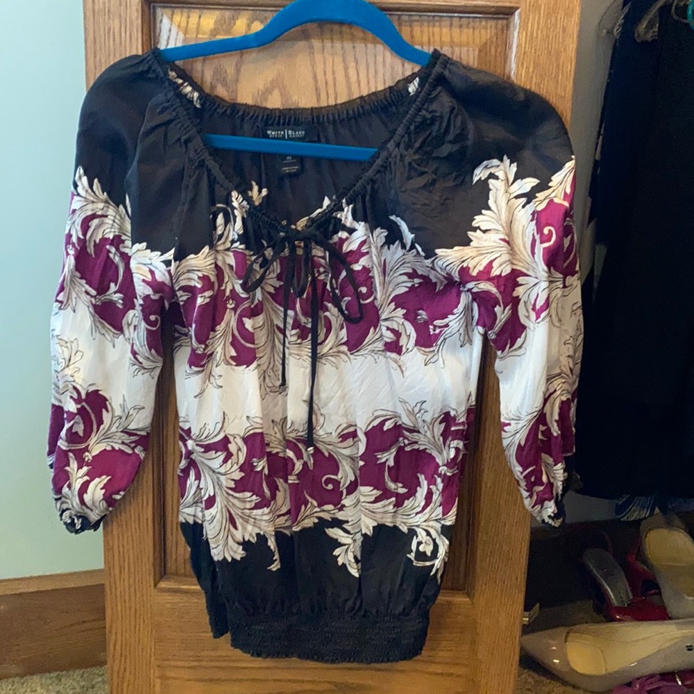 WHBM silk blouse